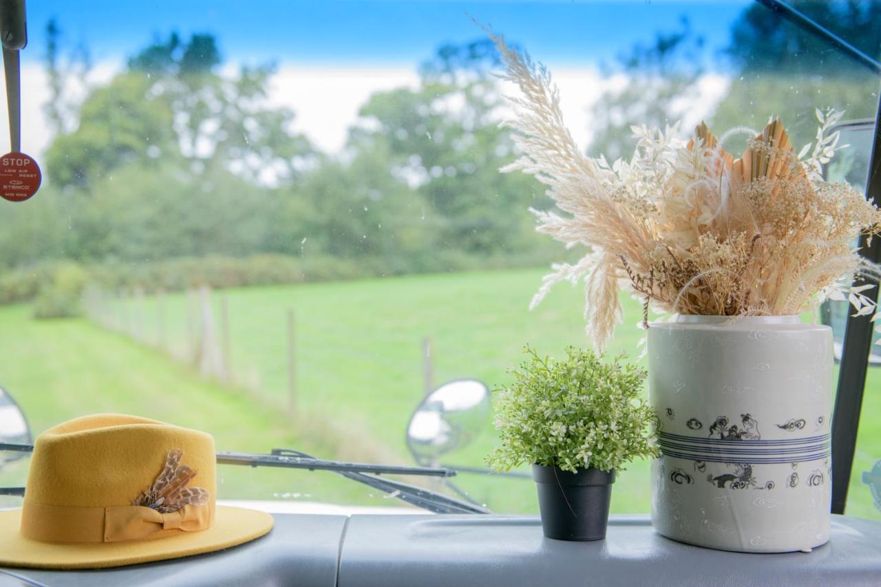 American School Bus Retreat With Hot Tub In Sussex Meadow Uckfield Kültér fotó